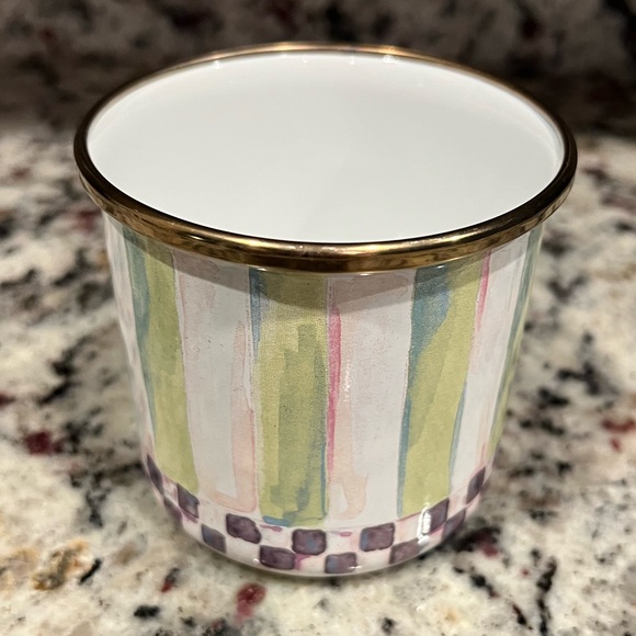 Mackenzie-Childs Enamel Frog Metal Cup. Vintage from before 2000. - Picture 3 of 11